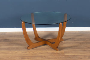 Retro Teak 1960s G Plan Teak & Glass Coffee Table Astro Table