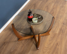 Load image into Gallery viewer, Retro Teak 1960s G Plan Teak &amp; Glass Coffee Table Astro Table