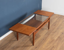 Load image into Gallery viewer, Retro Teak 1960s G Plan Fresco Teak &amp; Glass Coffee Table