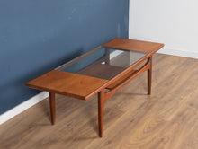 Load image into Gallery viewer, Retro Teak 1960s G Plan Fresco Teak &amp; Glass Coffee Table