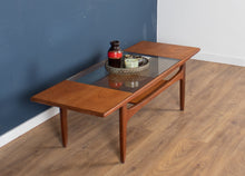 Load image into Gallery viewer, Retro Teak 1960s G Plan Fresco Teak &amp; Glass Coffee Table