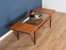 Load image into Gallery viewer, Retro Teak 1960s G Plan Fresco Teak &amp; Glass Coffee Table