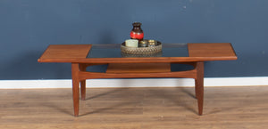 Retro Teak 1960s G Plan Fresco Teak & Glass Coffee Table