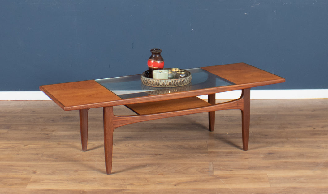 Retro Teak 1960s G Plan Fresco Teak & Glass Coffee Table