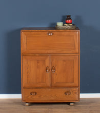 Load image into Gallery viewer, Blonde Ercol Model 469 Light Elm Windsor Bureau Desk