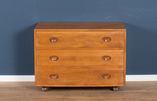 Load image into Gallery viewer, Vintage Restored Ercol Windsor Model 483 Chest Of Drawers Blonde Elm