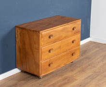 Load image into Gallery viewer, Vintage Restored Ercol Windsor Model 483 Chest Of Drawers Blonde Elm