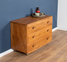 Load image into Gallery viewer, Vintage Restored Ercol Windsor Model 483 Chest Of Drawers Blonde Elm