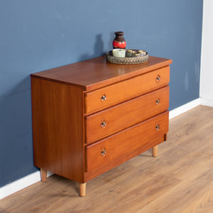 Retro Teak 1960s Jentique Mid Century Chest Of Drawers