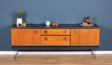 Load image into Gallery viewer, Retro Teak 1960s Mid Century Painted Sideboard By Portwood