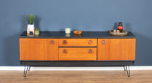 Load image into Gallery viewer, Retro Teak 1960s Mid Century Painted Sideboard By Portwood