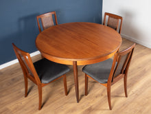 Load image into Gallery viewer, Retro Teak GPlan 1960s Fresco Dining Table &amp; 4 Four Chairs By Victor Wilkins