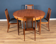 Load image into Gallery viewer, Retro Teak GPlan 1960s Fresco Dining Table &amp; 4 Four Chairs By Victor Wilkins