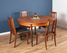 Load image into Gallery viewer, Retro Teak GPlan 1960s Fresco Dining Table &amp; 4 Four Chairs By Victor Wilkins