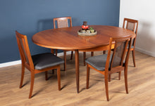 Load image into Gallery viewer, Retro Teak GPlan 1960s Fresco Dining Table &amp; 4 Four Chairs By Victor Wilkins