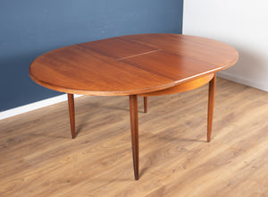 Retro Teak GPlan 1960s Fresco Dining Table & 4 Four Chairs By Victor Wilkins