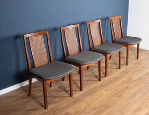 Retro Teak GPlan 1960s Fresco Dining Table & 4 Four Chairs By Victor Wilkins