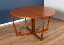 Load image into Gallery viewer, Retro Teak 1960s Mid Century Beithcraft Crossframe Gate-Leg Dining Table