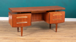 Retro Teak 1960s G Plan Fresco Desk By Viktor Wilkins