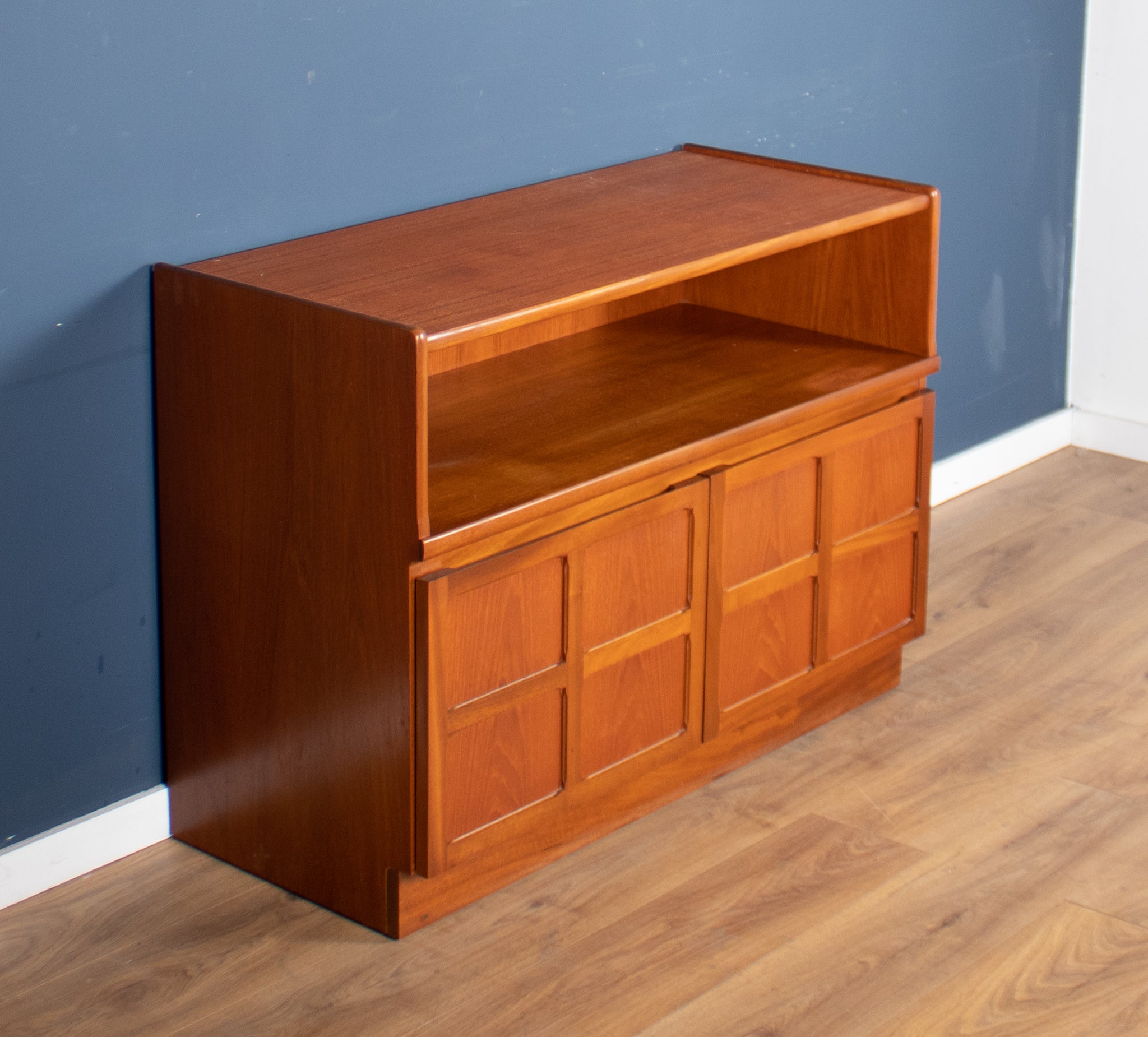 Nathan teak clearance tv unit