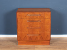 Load image into Gallery viewer, Retro 1960s Teak Chest Of Drawers G Plan Fresco By Victor Wilkins For Chest Of Drawers