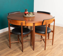 Load image into Gallery viewer, Retro Teak 1960s GPlan Fresco Dining Table &amp; 4 Four Chairs By Victor Wilkins