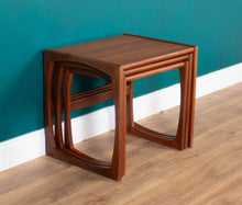 Load image into Gallery viewer, Retro Teak 1960s G Plan Quadrille Nest Of Coffee Tables