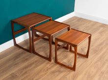 Load image into Gallery viewer, Retro Teak 1960s G Plan Quadrille Nest Of Coffee Tables