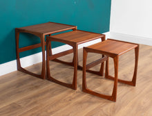 Load image into Gallery viewer, Retro Teak 1960s G Plan Quadrille Nest Of Coffee Tables