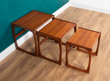 Load image into Gallery viewer, Retro Teak 1960s G Plan Quadrille Nest Of Coffee Tables