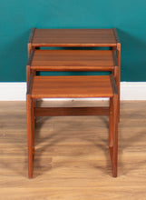 Load image into Gallery viewer, Retro Teak 1960s G Plan Quadrille Nest Of Coffee Tables