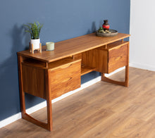 Load image into Gallery viewer, Retro Teak 1960s Mid Century Floating Top Desk By Uniflex