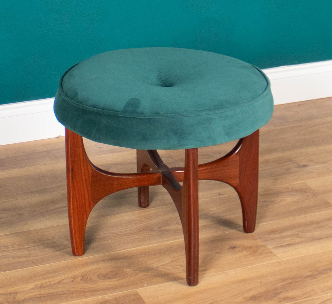 Retro Teak 1960s G Plan Fresco Stool By Viktor Wilkins