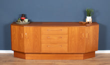 Load image into Gallery viewer, Retro Teak 1960s G Plan Fresco Plinth Curved Corners Sideboard By Victor Wilkins