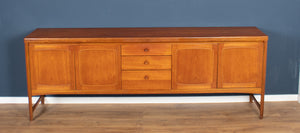 Retro Teak 1960s Nathan Squares Long Mid Century Sideboard