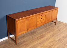 Load image into Gallery viewer, Retro Teak 1960s Nathan Squares Long Mid Century Sideboard