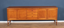 Load image into Gallery viewer, Retro Teak 1960s Nathan Squares Long Mid Century Sideboard