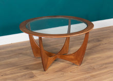 Load image into Gallery viewer, Retro Teak Round &#39;Astro&#39; &#39;Fresco&#39; Coffee Table By Victor Wilkins For G Plan