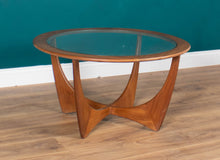 Load image into Gallery viewer, Retro Teak Round &#39;Astro&#39; &#39;Fresco&#39; Coffee Table By Victor Wilkins For G Plan