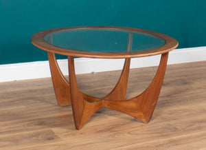 Retro Teak Round 'Astro' 'Fresco' Coffee Table By Victor Wilkins For G Plan