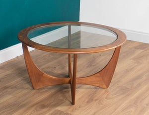 Retro Teak Round 'Astro' 'Fresco' Coffee Table By Victor Wilkins For G Plan