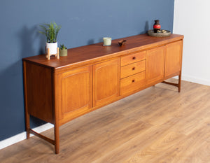 Retro Teak 1960s Nathan Squares Long Mid Century Sideboard