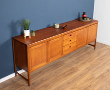 Load image into Gallery viewer, Retro Teak 1960s Nathan Squares Long Mid Century Sideboard