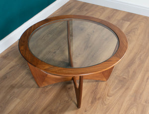 Retro Teak Round 'Astro' 'Fresco' Coffee Table By Victor Wilkins For G Plan