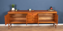 Load image into Gallery viewer, Retro Teak 1960s Nathan Squares Long Mid Century Sideboard