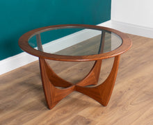 Load image into Gallery viewer, Retro Teak Round &#39;Astro&#39; &#39;Fresco&#39; Coffee Table By Victor Wilkins G Plan