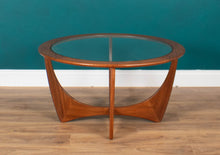 Load image into Gallery viewer, Retro Teak Round &#39;Astro&#39; &#39;Fresco&#39; Coffee Table By Victor Wilkins G Plan