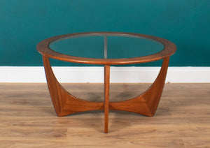 Retro Teak Round 'Astro' 'Fresco' Coffee Table By Victor Wilkins G Plan