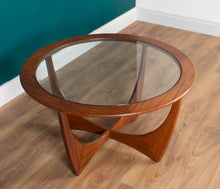 Load image into Gallery viewer, Retro Teak Round &#39;Astro&#39; &#39;Fresco&#39; Coffee Table By Victor Wilkins G Plan