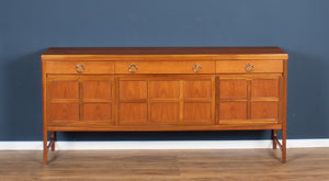 Retro Teak 1960s Nathan Squares Mid Century Sideboard